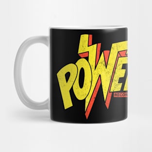 Power Records -- Vintage Defunct Record Label Mug